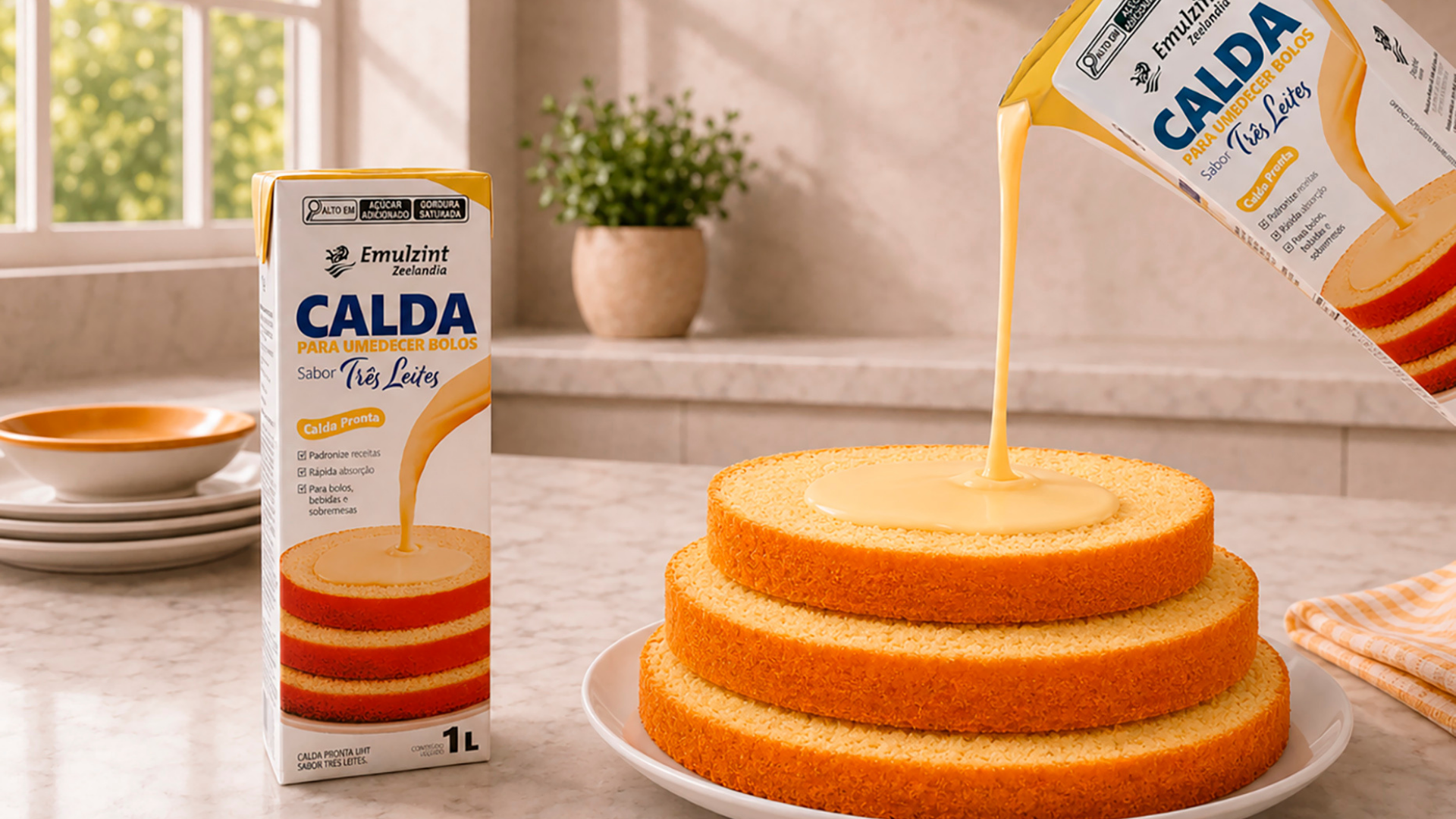Lançamento Calda Três Leites